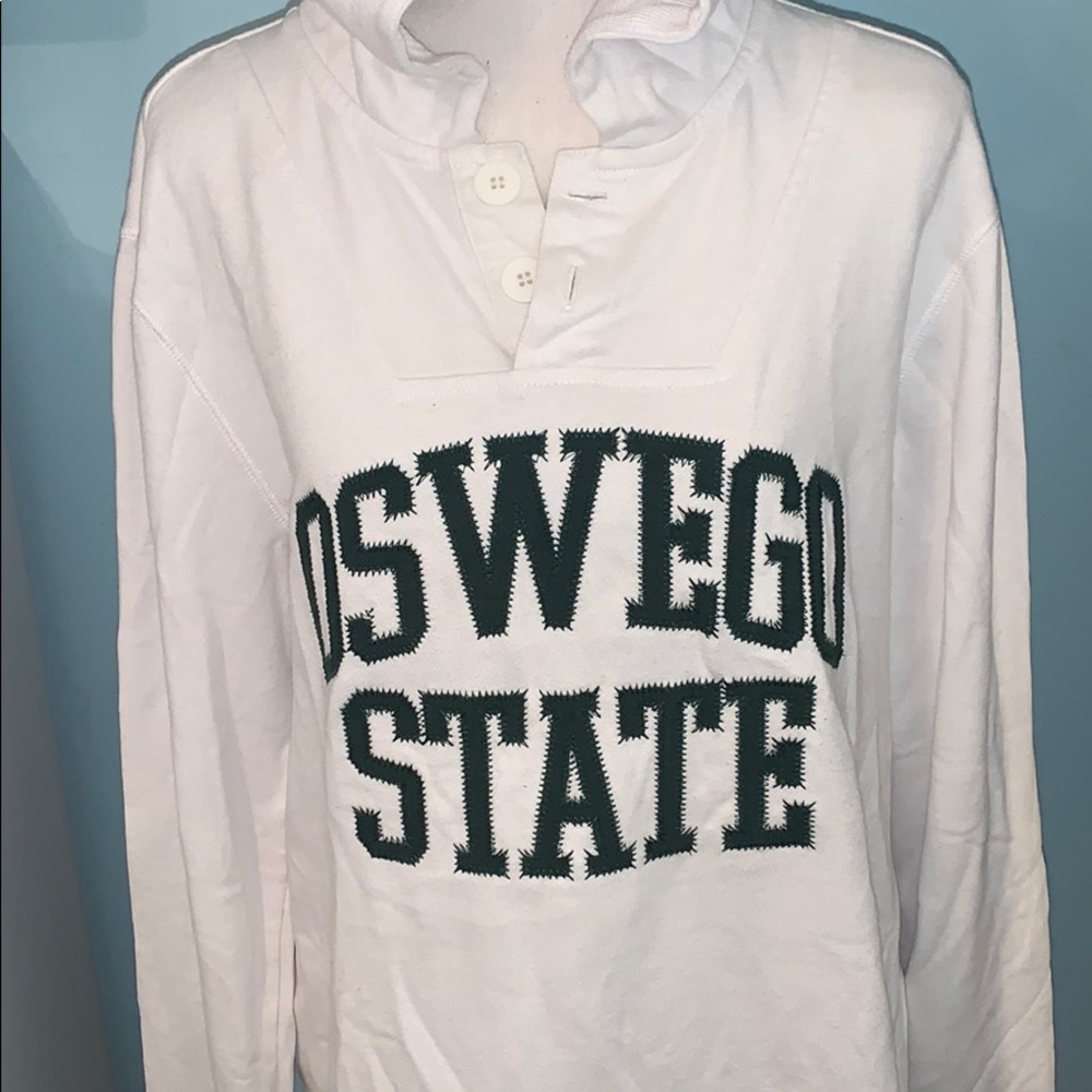 WHITE OSWEGE SWEATSHIRT - Picture 2 of 7